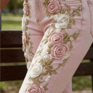 Women’s Pink Rose Jeans